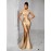 [Sequin Gown] Sequin Elegant Off-Shoulder Fishtail Gown | Long, Bodycon Party Dress with Lace Detail, Perfect for Weddings, Proms, and Formal Events, Bridesmaid Dress