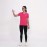 Women'S V-Neck T-Shirt with Left Chest & Sleeve Logo Print, Customizable Personal Design, Soft Breathable Stretch Fabric for Comfortable Movement - Perfect for, Casual Wear, Yoga, Dance & Sports Teams, Comfortable Fit, Durable Construction