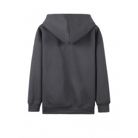 Women's Plus Size Hoodie - Lightweight Stretchy Pullover Sweatshirt, Machine Washable Everyday Lounge & Athletic Wear - Ideal Gift for Women (Red/Other Colors Available), Cute Hoodies, Casual Sportswear, Comfortable Fit