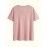 Women'S Casual V-Neck T-Shirt with Alphabet Print, Polyester 60%, Rayon 35%, Spandex 5%, Medium Stretch Knit Fabric, Regular Length, for Spring/Summer/Fall - 180g/m²