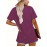 [Maroon Casual Tee] Maroon Relaxed Fit Women's Casual Short Sleeve T-Shirt | Bold Letter Print, Machine Washable, Versatile for Casual Attire, Comfortable Tee, Soft Texture, Durable Fabric