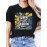 Women's Casual Short Sleeve T-Shirt - Vibrant Yellow Spanish Letter Print with Lighthouse & Wave Design, Inspirational 